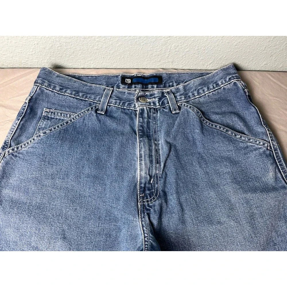 VTG 90s Y2K Levis L2 Carpenter Denim Shorts Men's 31 Baggy Wide Leg Skater Jean
